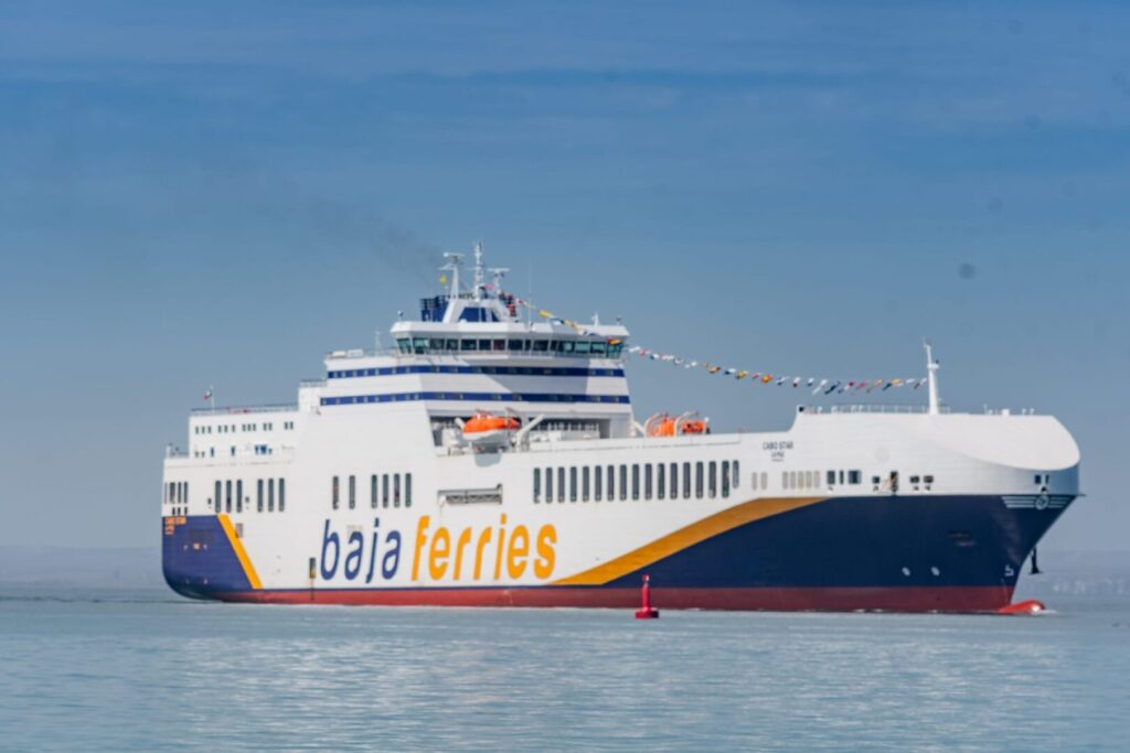 Cabo Star, el nuevo buque con el que Baja Ferries reduce su huella de carbono