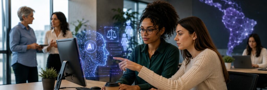 La inteligencia artificial abre oportunidades para las mujeres, pero la brecha de género persiste en América Latina